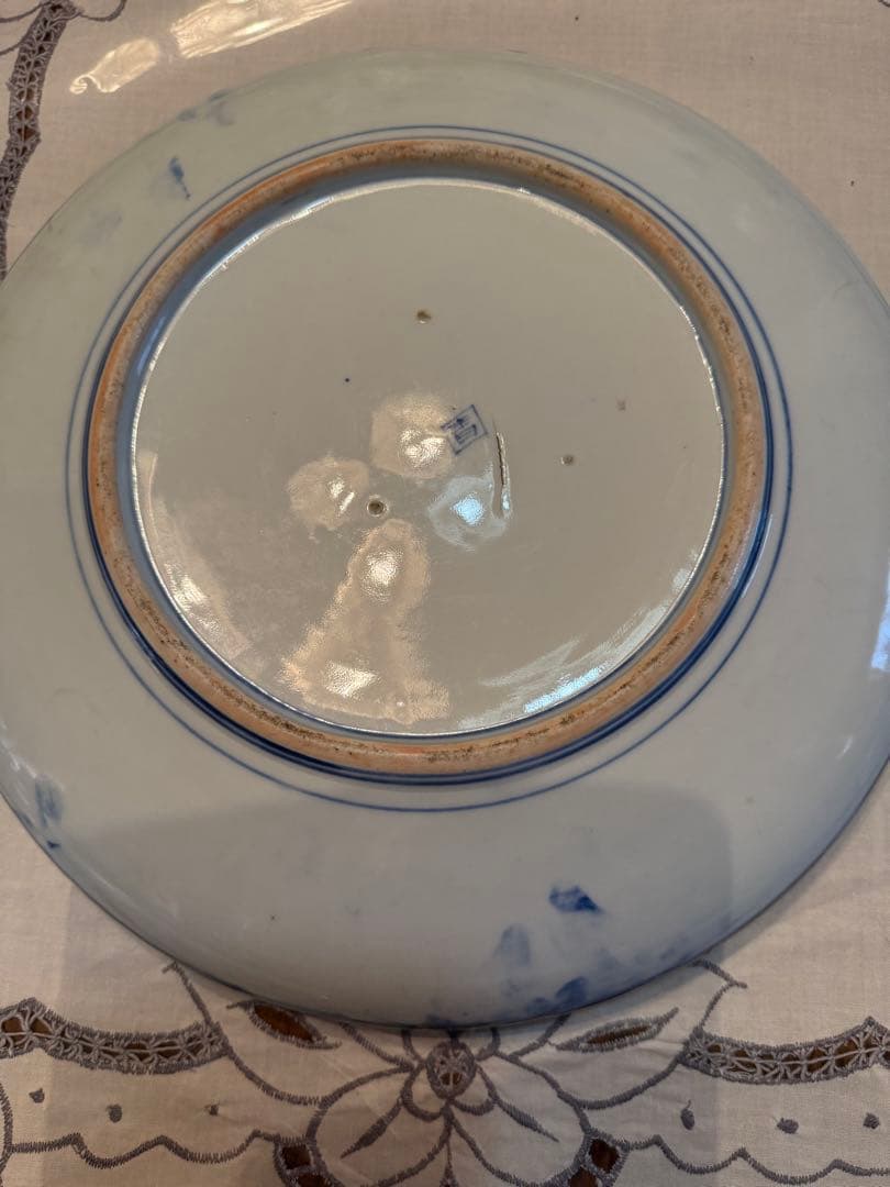 梅模様　大皿・中皿セット