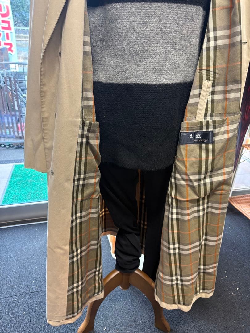 【BURBERRY】バーバリー【ヴィンテージ】ステンカラーコート