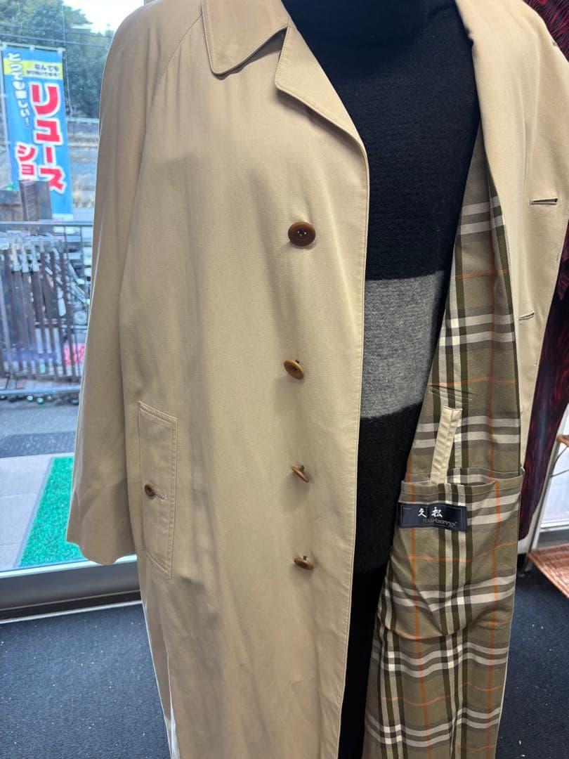 【BURBERRY】バーバリー【ヴィンテージ】ステンカラーコート