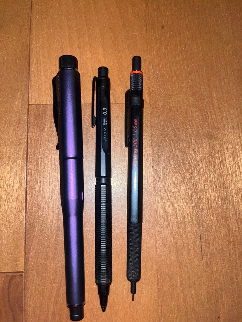 クルトガダイブ　オレンズネロ　ロットリング500