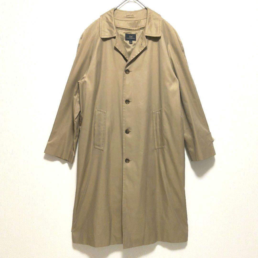 美品　ブルックスブラザーズ　ロング　バルマカンコート　ステンカラー　ライナー付