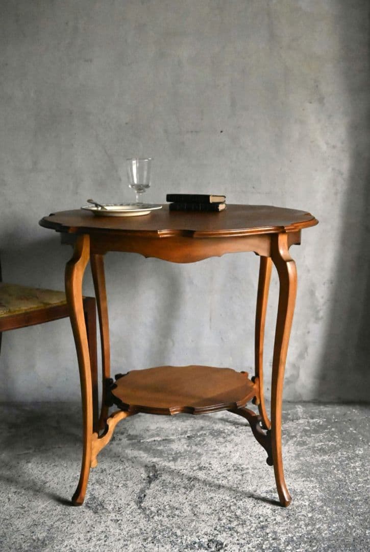 アンティーク オケージョナルテーブル φ75.5cm×H68.5cm