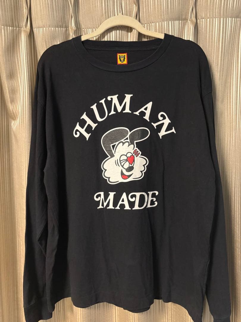 トップス HUMAN MADE GDC L/S T-shirt \"Black\" XXL
