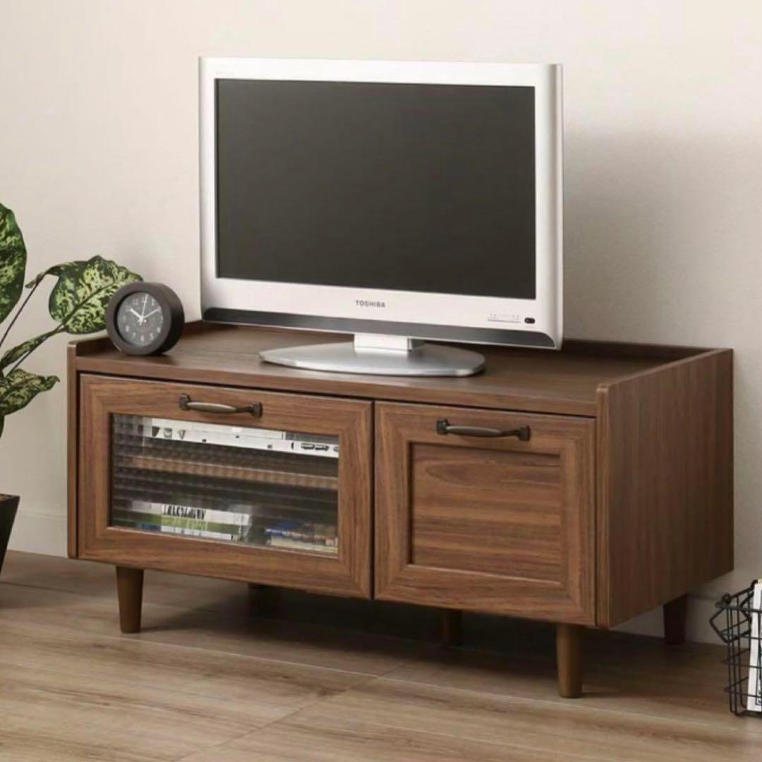 テレビボード ローボード テレビ台 ノクタ80 ブラウン 引き出し付き　ニトリ