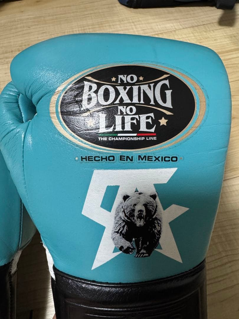 最終値下げ！ノーボクシングノーライフボクシンググローブ12oz ムンギア戦モデル