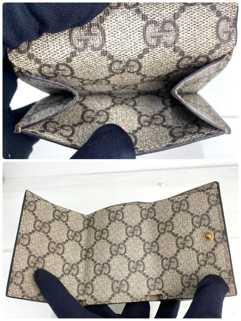 付属品完備✨️未使用級✨️ グッチ バレンシアガ コンパクト 三つ折り財布