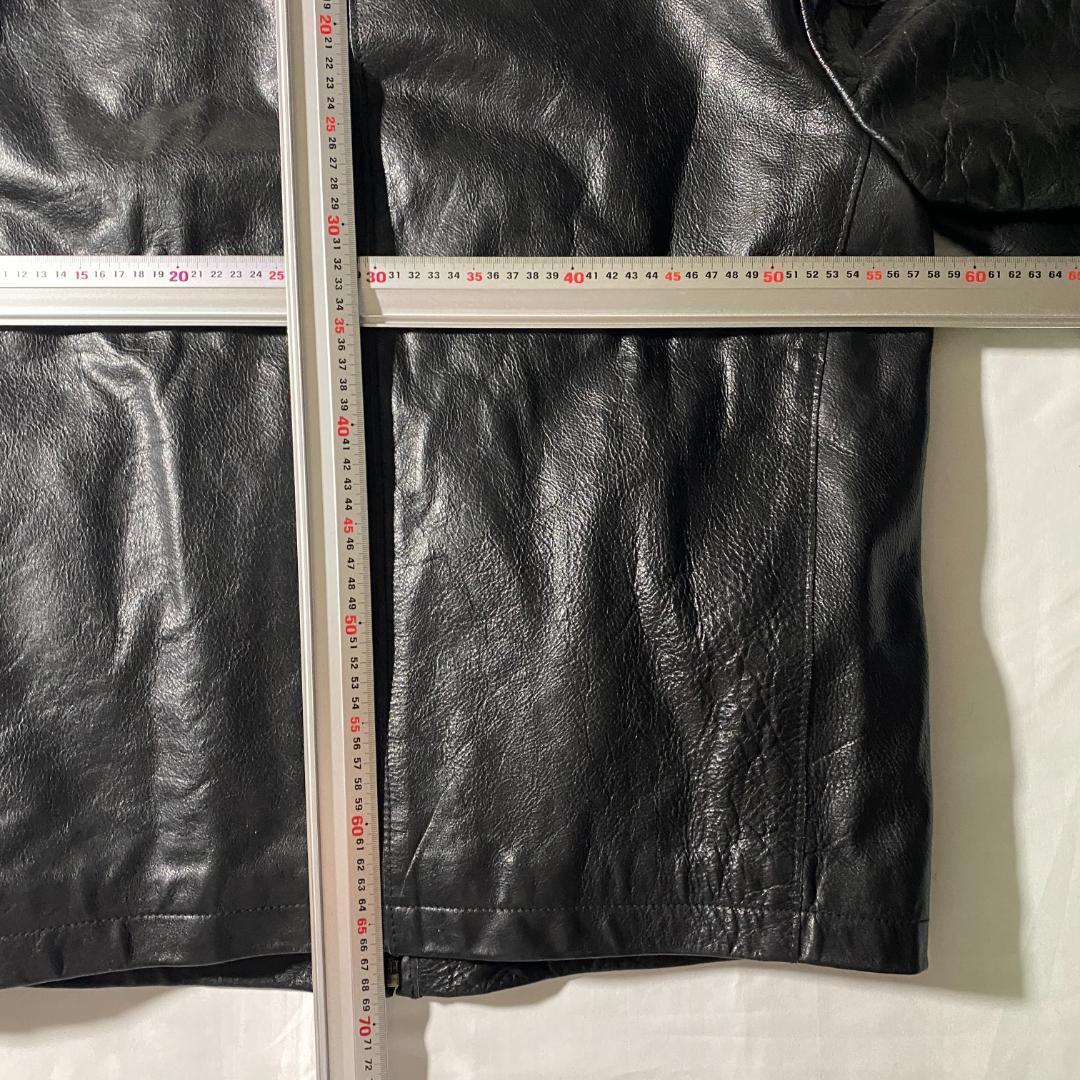 00s 名作 GAP カウレザージャケット ブラック