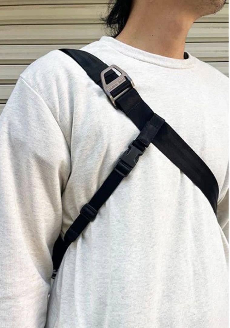 アレキサンダーリーチャン×クローム 大きめショルダーバック ブラック 黒 26L