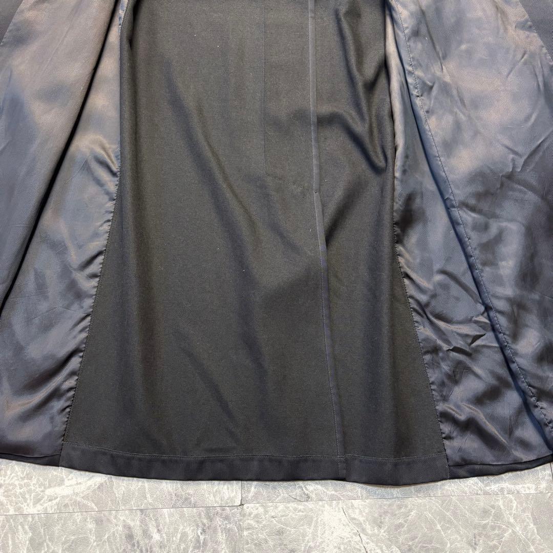 美品♡マックスマーラ　最高級白タグ　ベルテッド　ロングコート　L 黒　４０