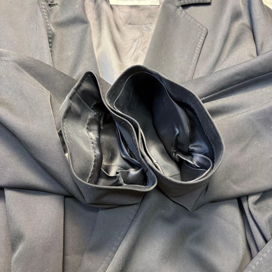 美品♡マックスマーラ　最高級白タグ　ベルテッド　ロングコート　L 黒　４０