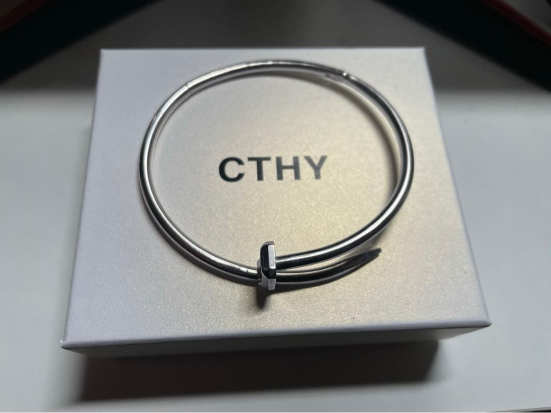 【完売品 定価33000円】CTHY SPIKE BANGLE シルバー950
