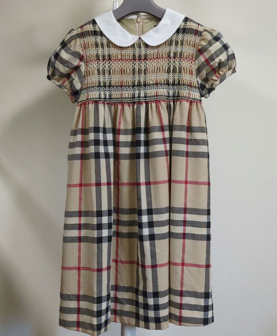 BURBERRY チェック柄ワンピース 130A