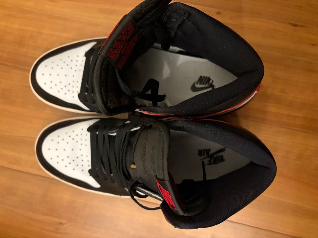 航大 NikeAir Jordan 1 つま黒