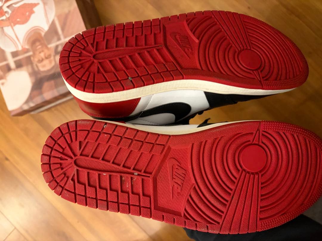 航大 NikeAir Jordan 1 つま黒