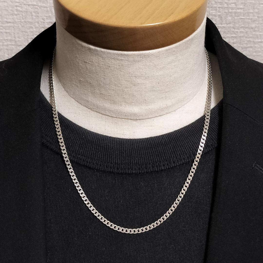 エンポリオ アルマーニ 喜平 ネックレス SV925 EA 50cm シルバー