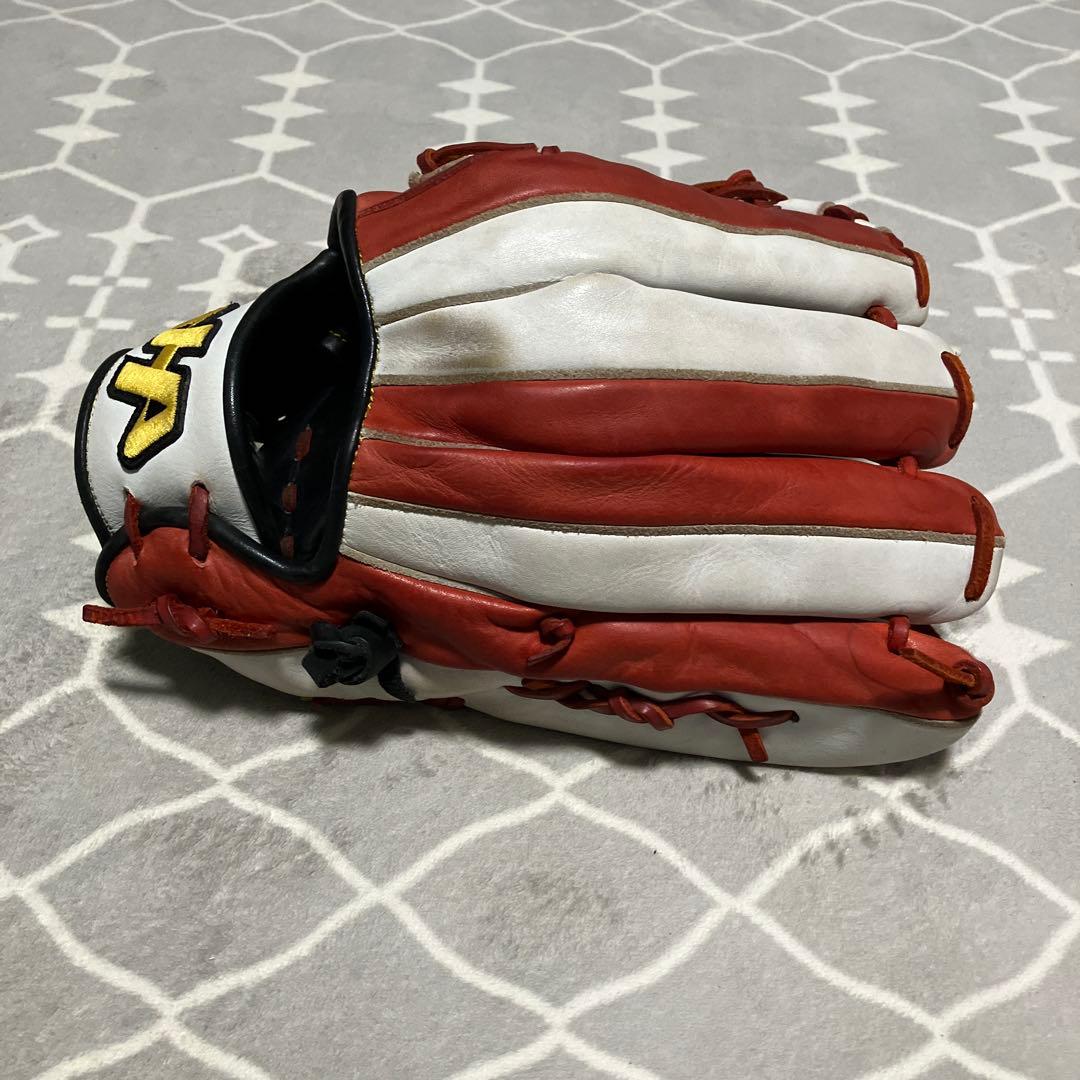 【最終お値引き 3/16まで】ハタケヤマ　軟式グローブ　外野手用　左投げ