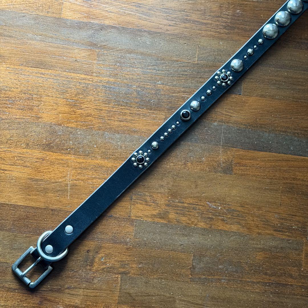 スタッズナローベルトQuiet UKサドル23mm34inch110cm