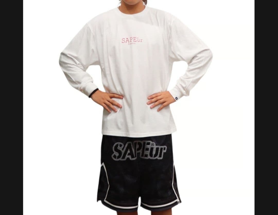 SAPEur サプール　ロンT ホワイト　ロッドマン ＸＬサイズ　新品未開封