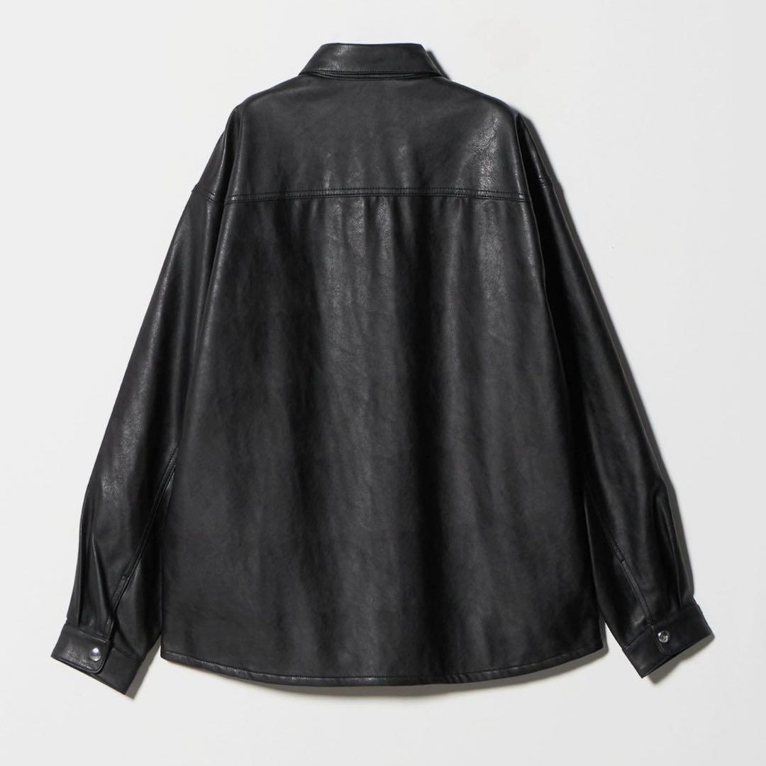 monkey time レザーライク CPO シャツ レザージャケット Mサイズ