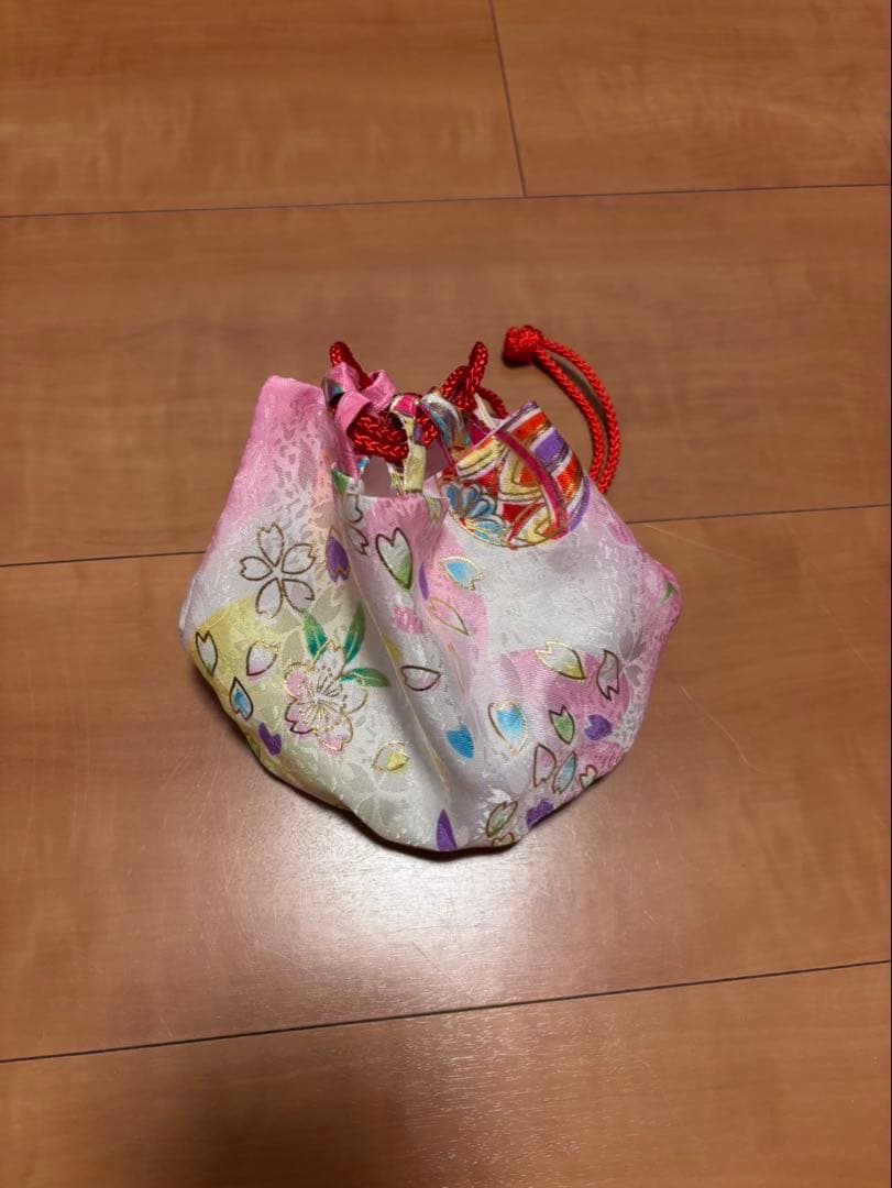 《七五三》 被布7点セット ちりめん刺繍被布コート 着物、被布 ３歳