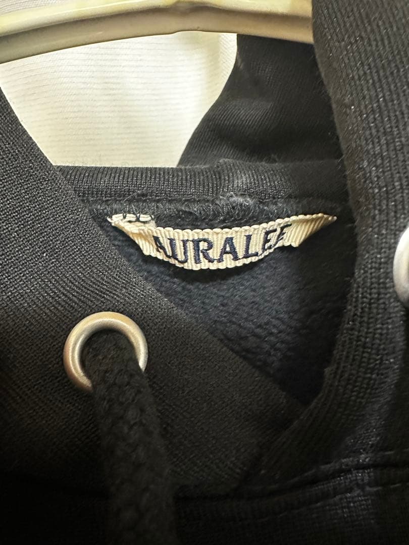 トップス AURALEE BAGGY POLYESTER SWEAT P/O PARKA