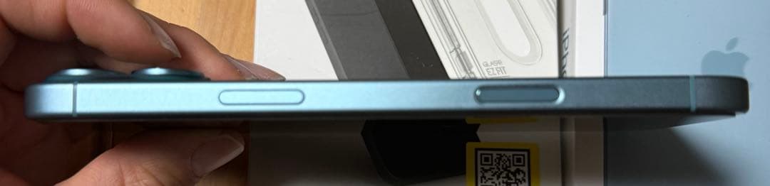 バッテリー97 iphone 16 plus ティール 128gb simフリー