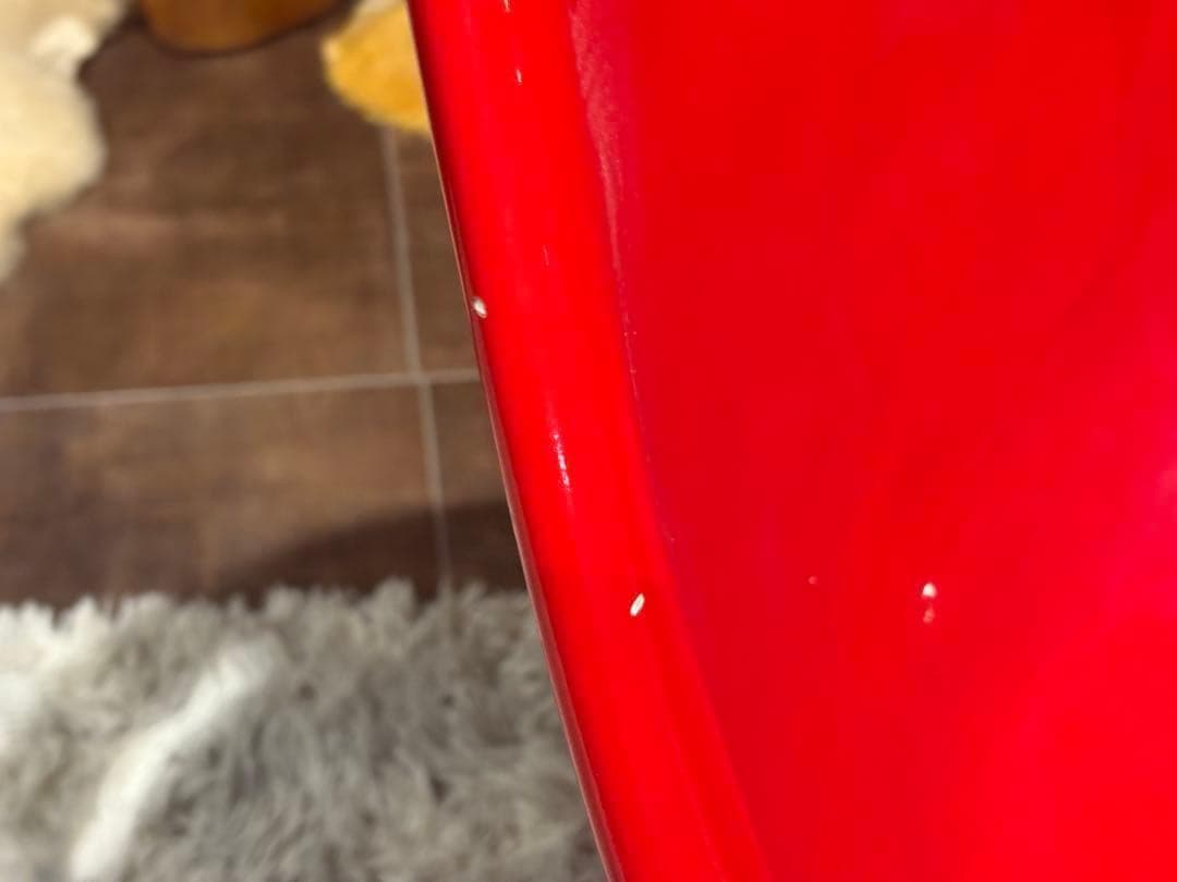 希少　Kartell　カルテル　レッド　回転チェア　ビンテージ　レトロ　YZ