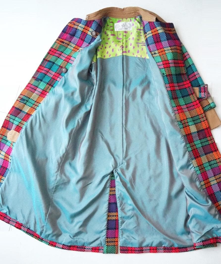 TSUMORI CHISATO ツモリチサト 18AW チェック柄 ロングコート