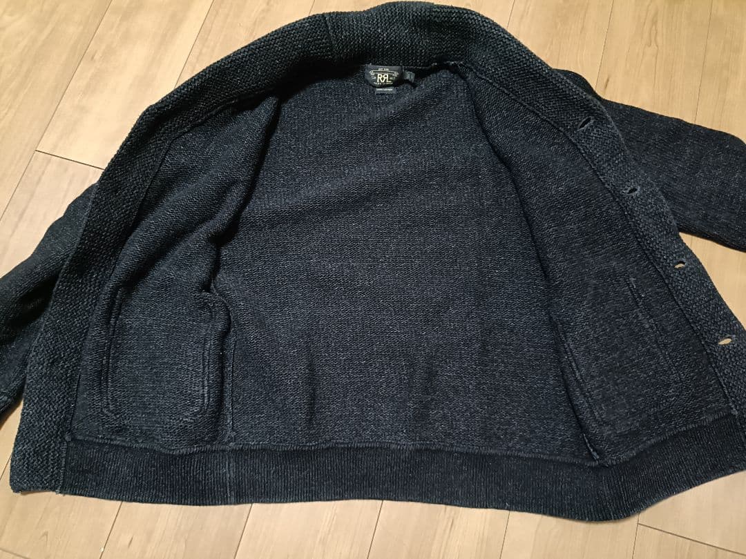 RRL Ralph Lauren カーディガン S　ブラック　ガウン　ジャケット