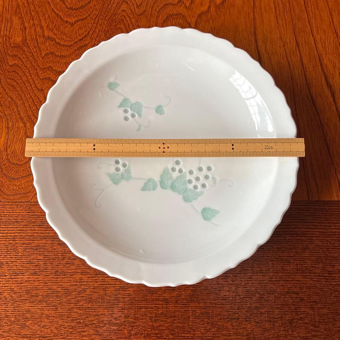 有田焼　宝祥窯　蛍象嵌彫　花柄食器セット 8点専用箱付き