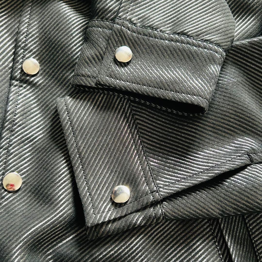 【極美品】22ss ブラック コムデ ギャルソン ねじれ コーチ ジャケット