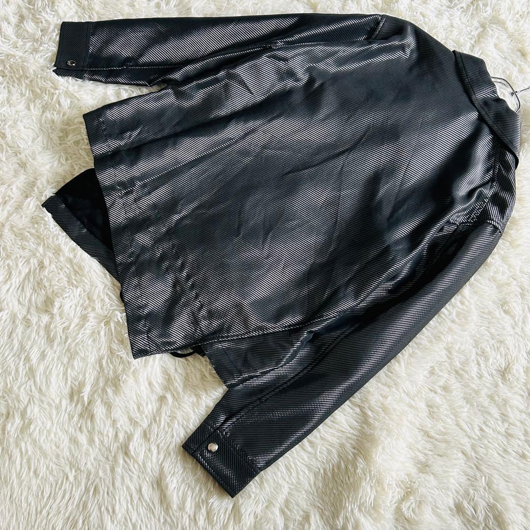 【極美品】22ss ブラック コムデ ギャルソン ねじれ コーチ ジャケット