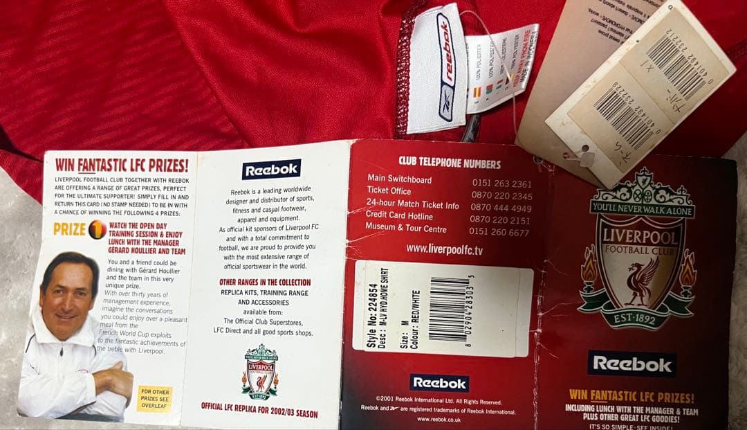 希少タグ付 03/04 リヴァプール キューウェル #7 プレミア公式パッチ