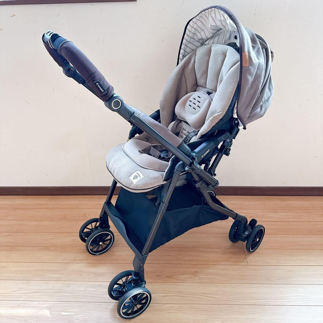 コンビ スゴカルα 4キャスコンパクト エッグショック シンプライト グレージュ