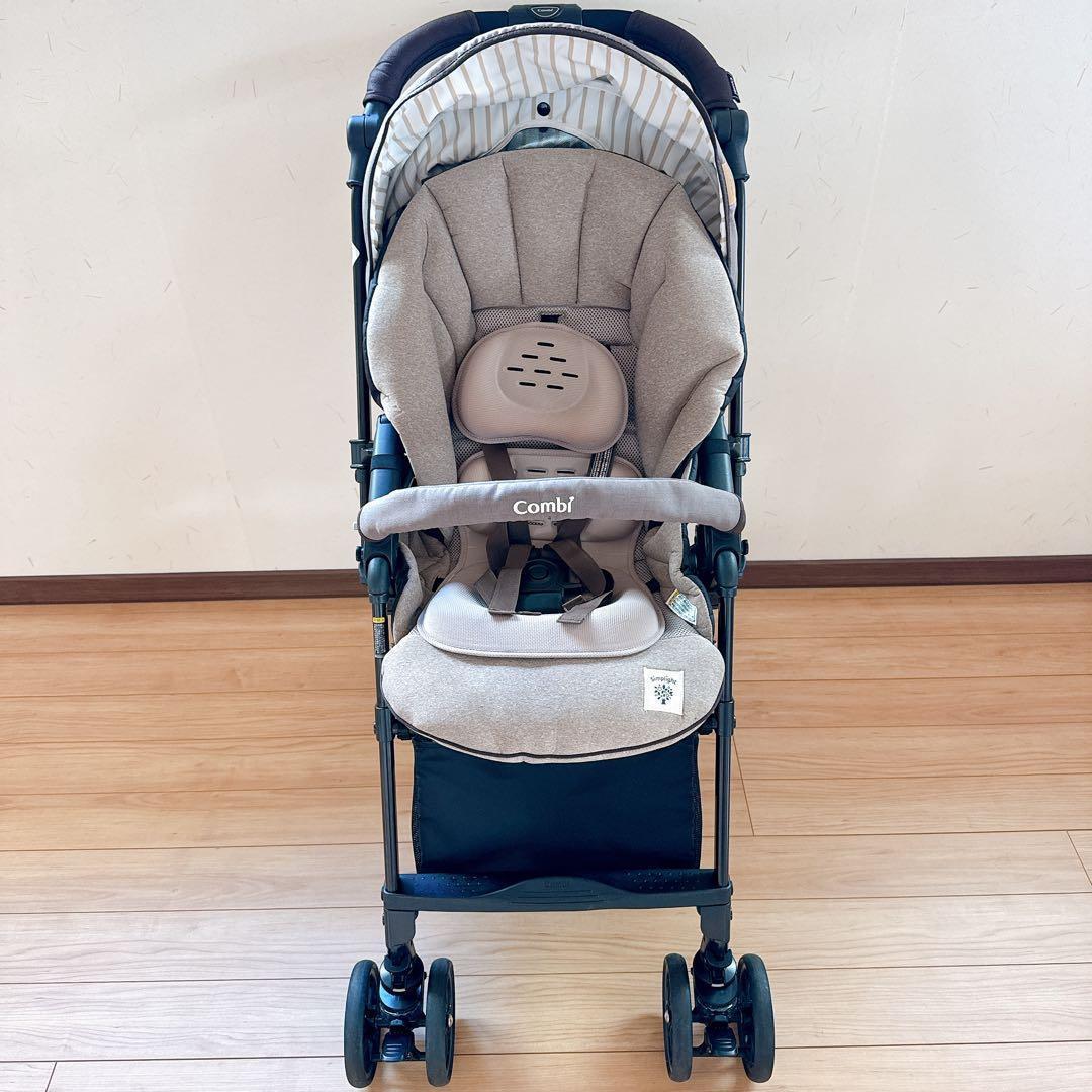 コンビ スゴカルα 4キャスコンパクト エッグショック シンプライト グレージュ