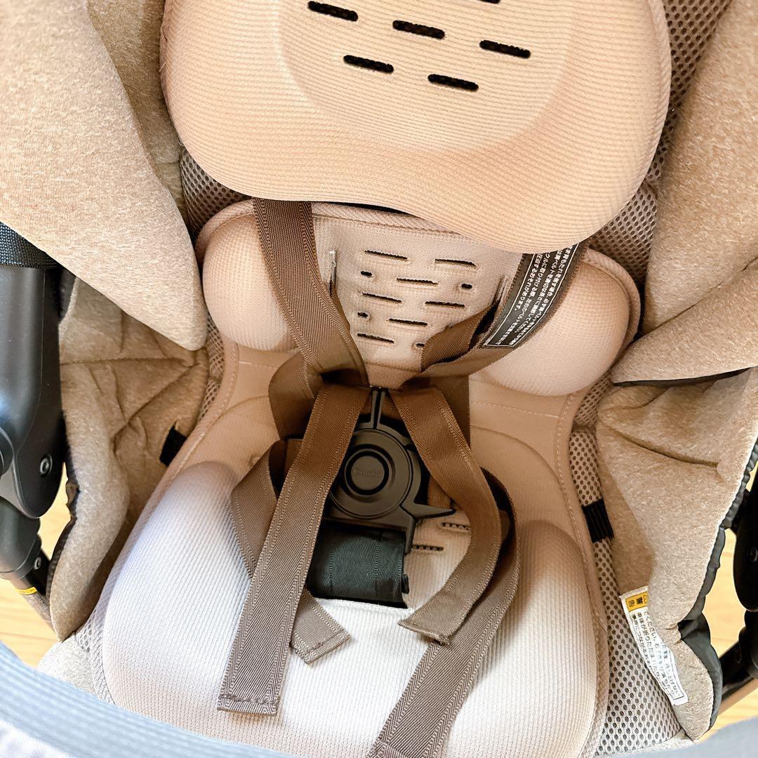 コンビ スゴカルα 4キャスコンパクト エッグショック シンプライト グレージュ