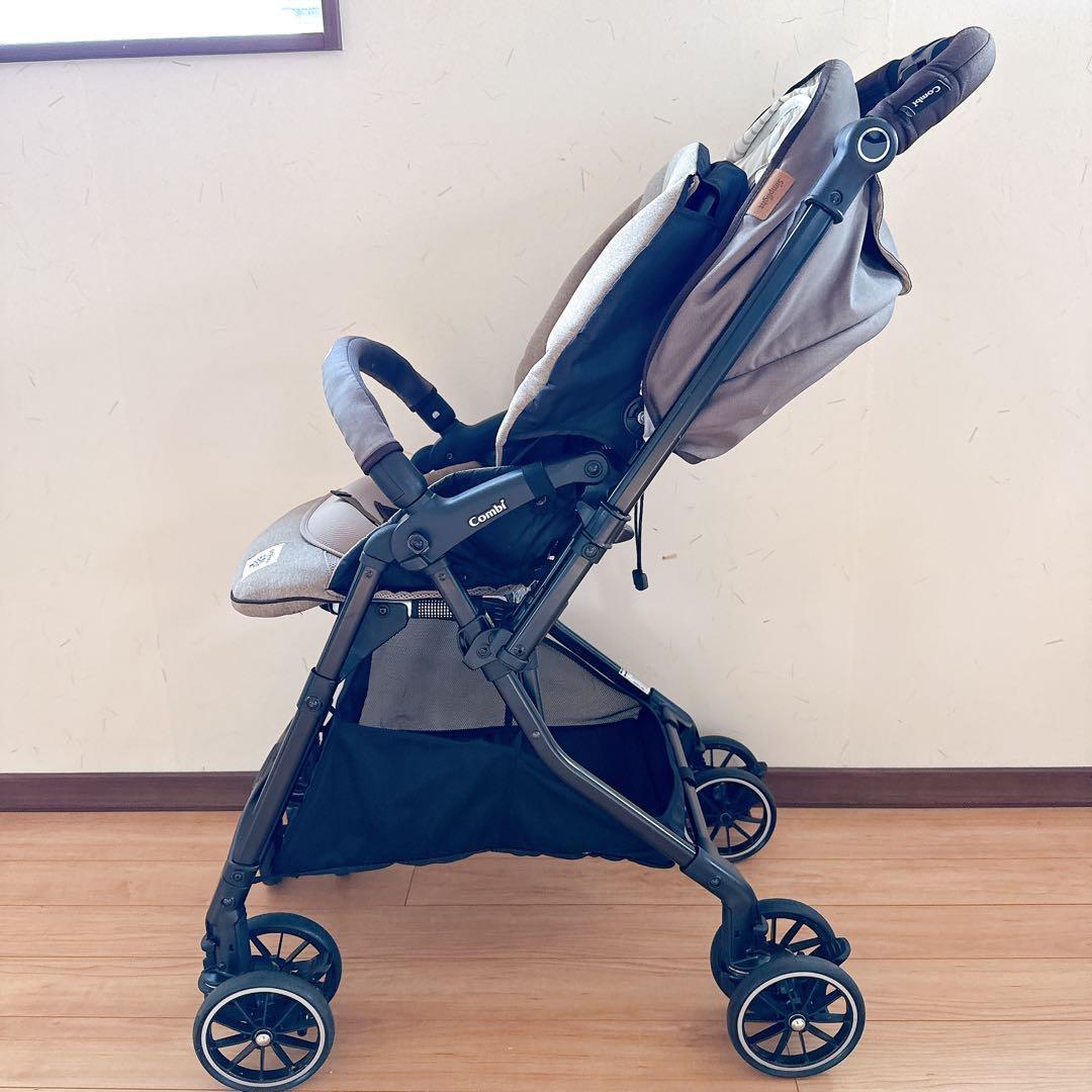 コンビ スゴカルα 4キャスコンパクト エッグショック シンプライト グレージュ