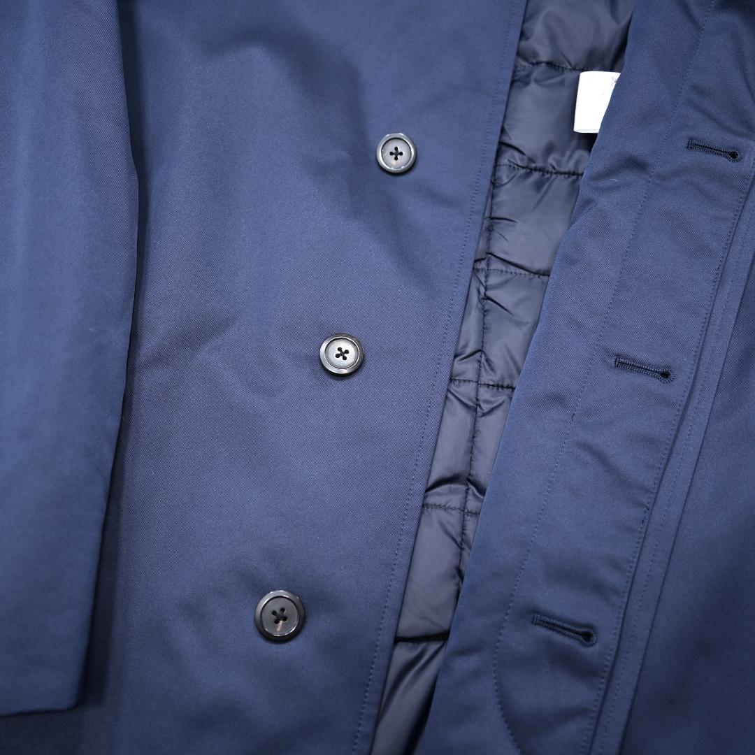 PAUL STUART バルカラーポリダウンコート紺46ポールスチュアート