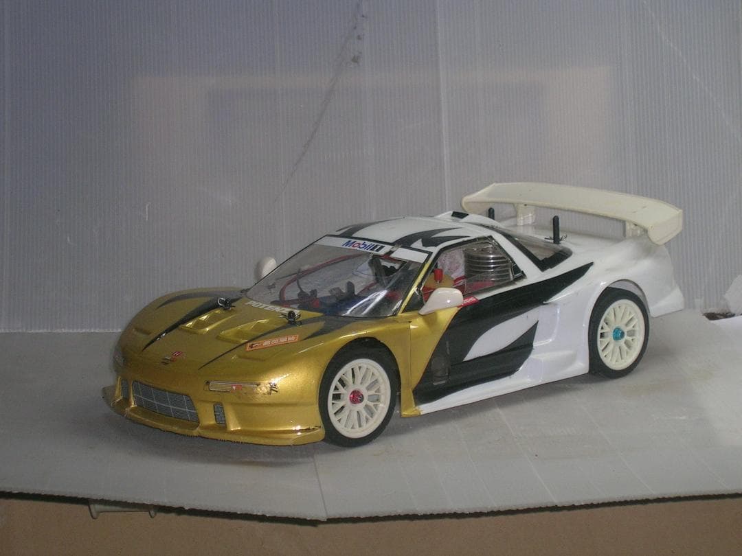 ２速ミッション！すぐ遊べる調整済!、簡易後方排気！京商GPスパイダーMkⅡ