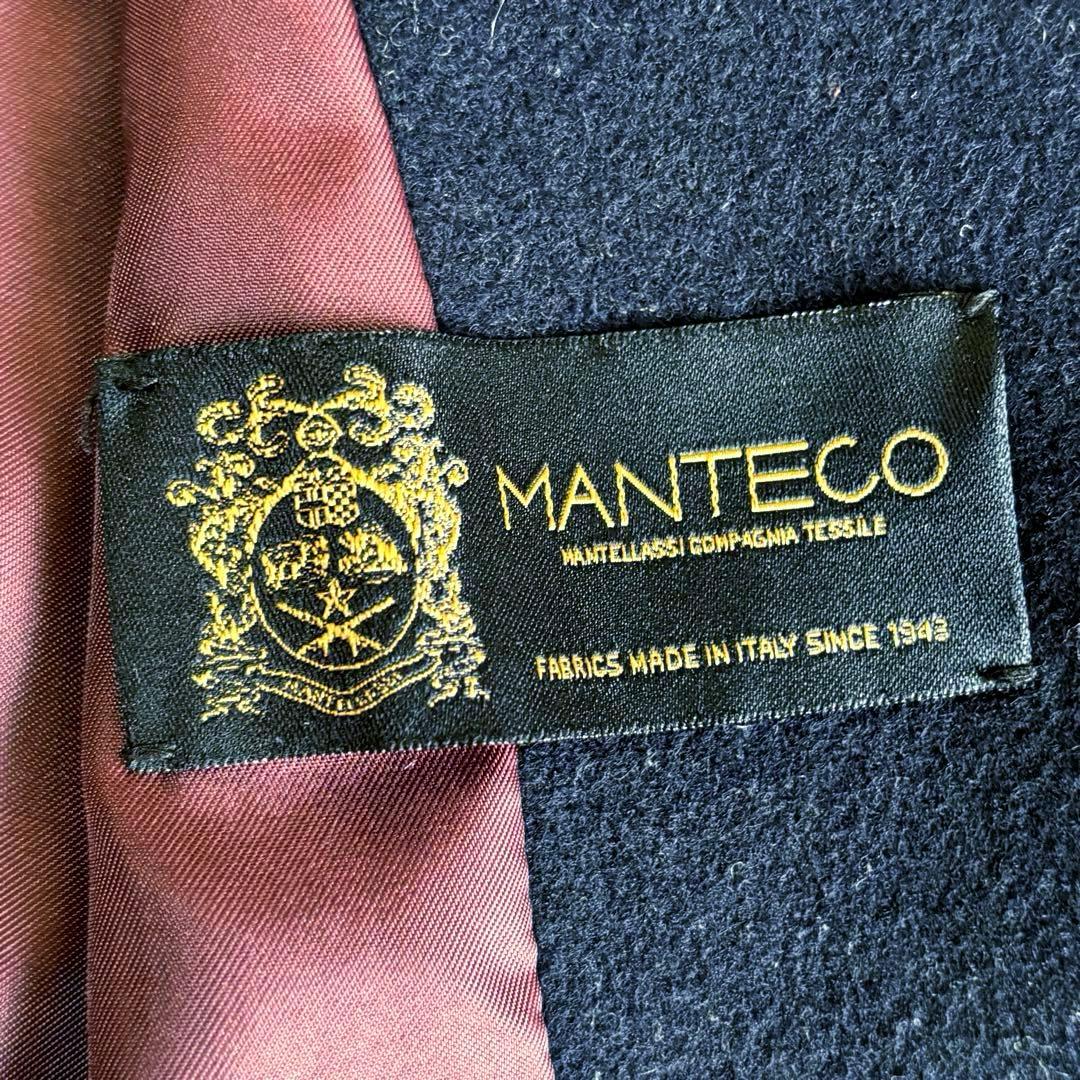 IENA MANTECO生地 オーバーチェストコート ネイビー 38サイズ