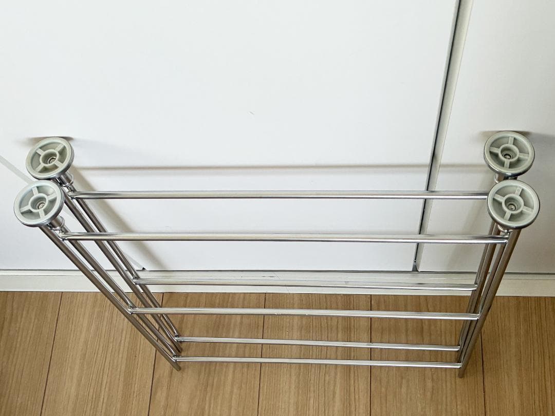 無印良品 ステンレスユニットシェルフ 追加用帆立 ミニ 高さ46cm