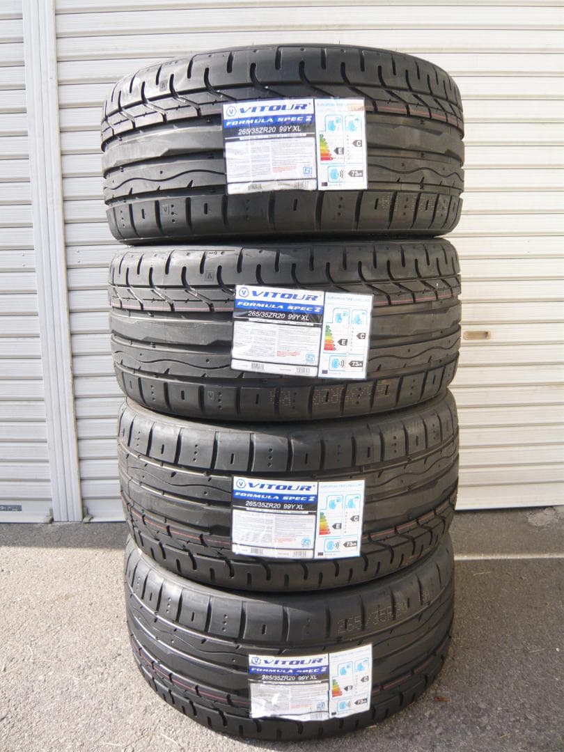 送料込☆☆VITOUR☆FORMULASPEC2☆265/35R20☆4本