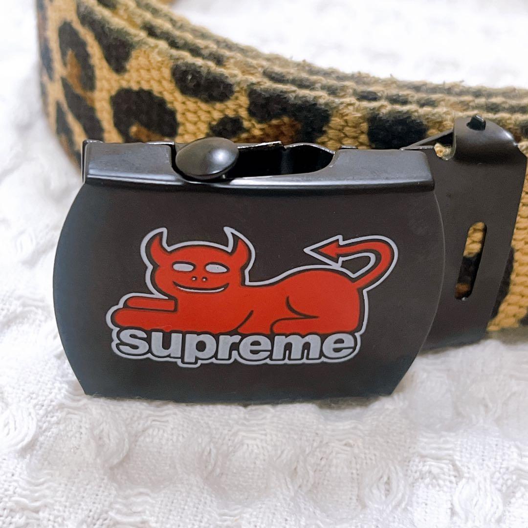 シュプリーム　トイマシーン　コラボ　レオパード柄　ヒョウ柄　ガチャベルト