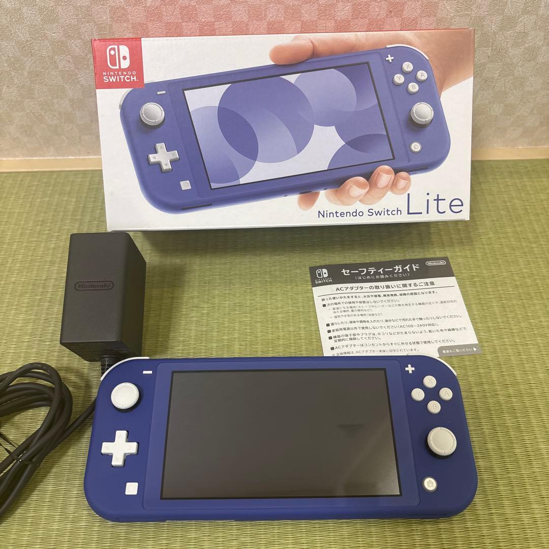 美品　Nintendo Switch Lite 青色 本体