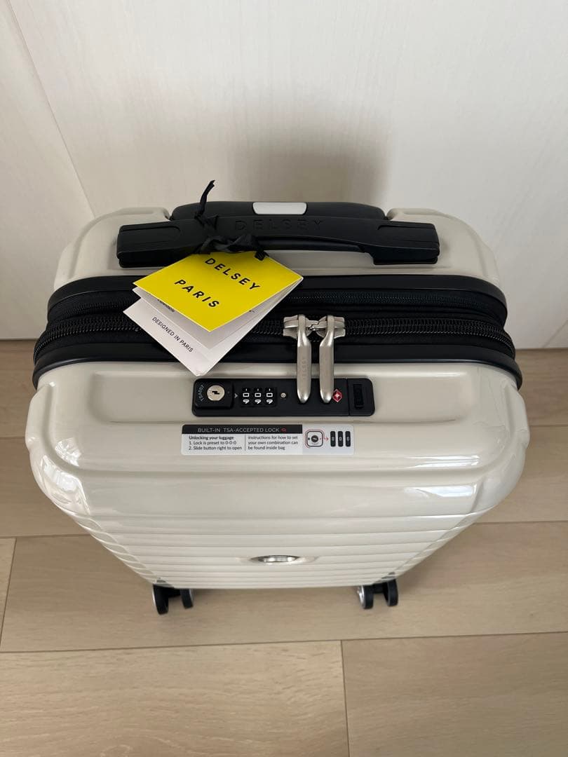 デルセー　スーツケース　アイボリー