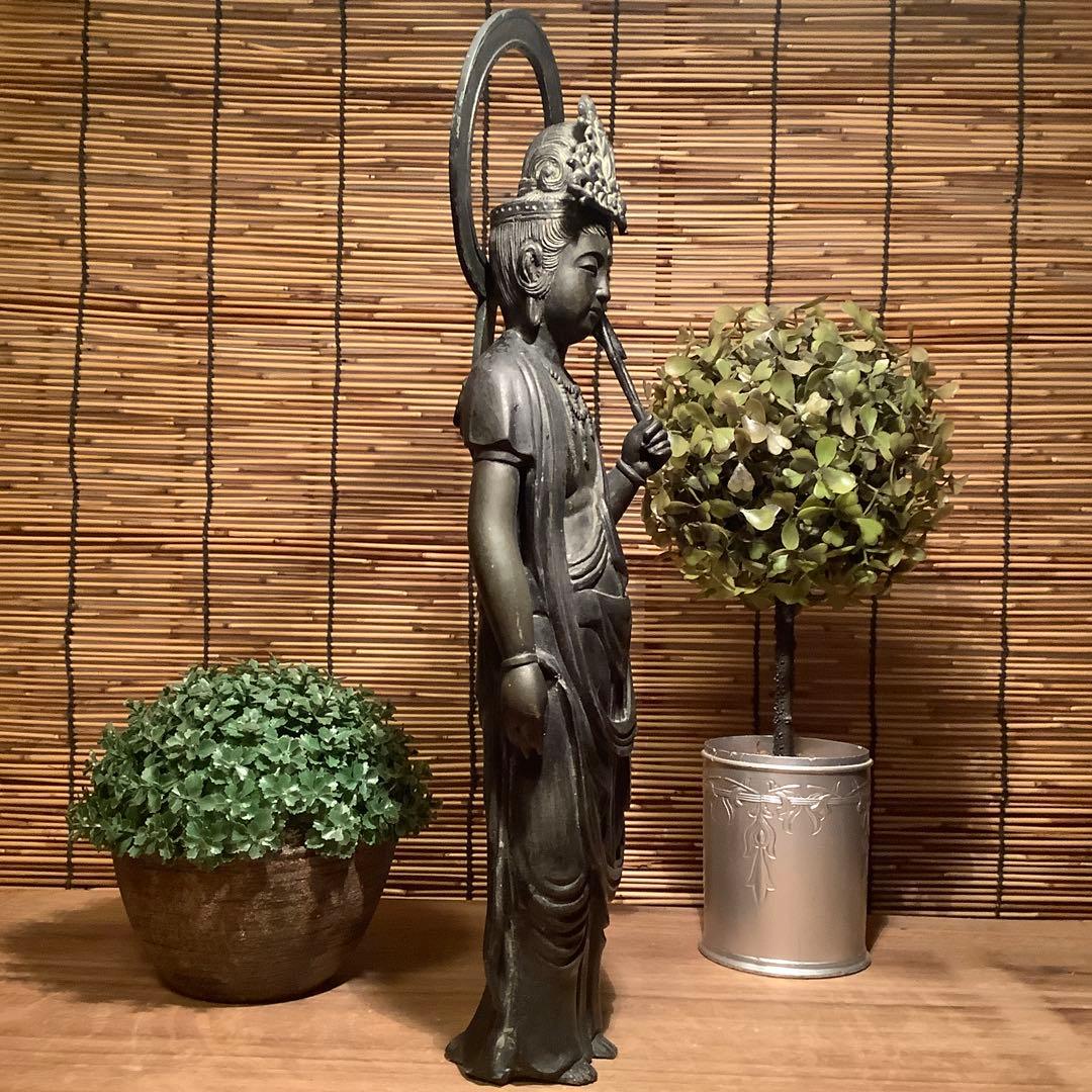 大正期「聖観世音菩薩」観音経・六観音・般若心経・功徳・慈悲・寺院仏閣祀り・古銅