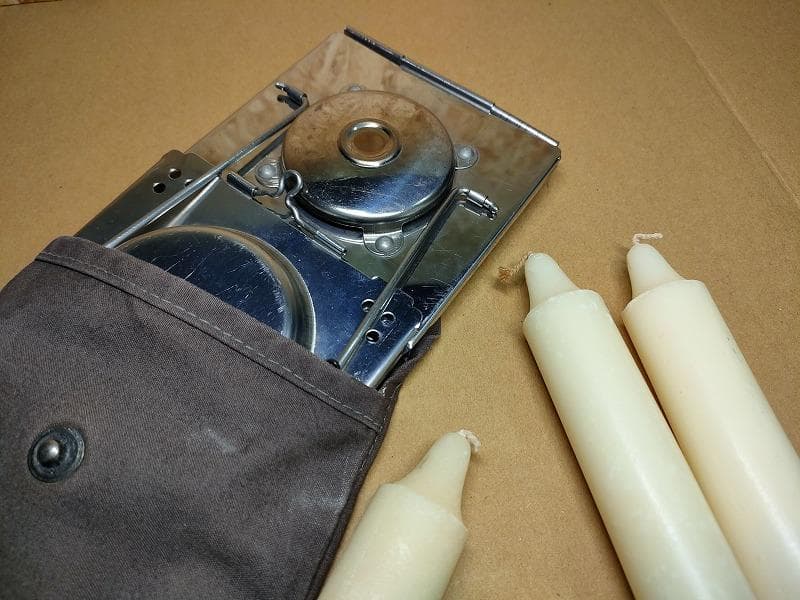 【値下げ中】ヴィンテージ品 極美品 スイス軍フォールディングキャンドルランタン