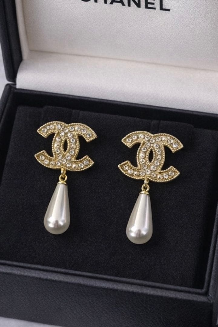 CHANEL ビンテージ ピアス ノベルティ シャネル