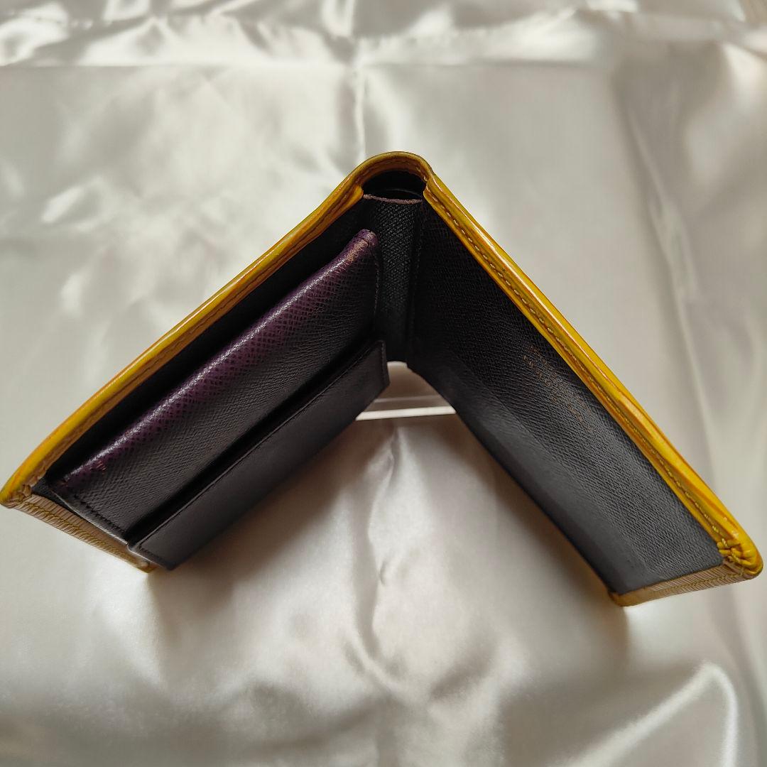 ルイヴィトン ポルトビエカルトクレディモネ 2つ折り財布 イエロー エピ