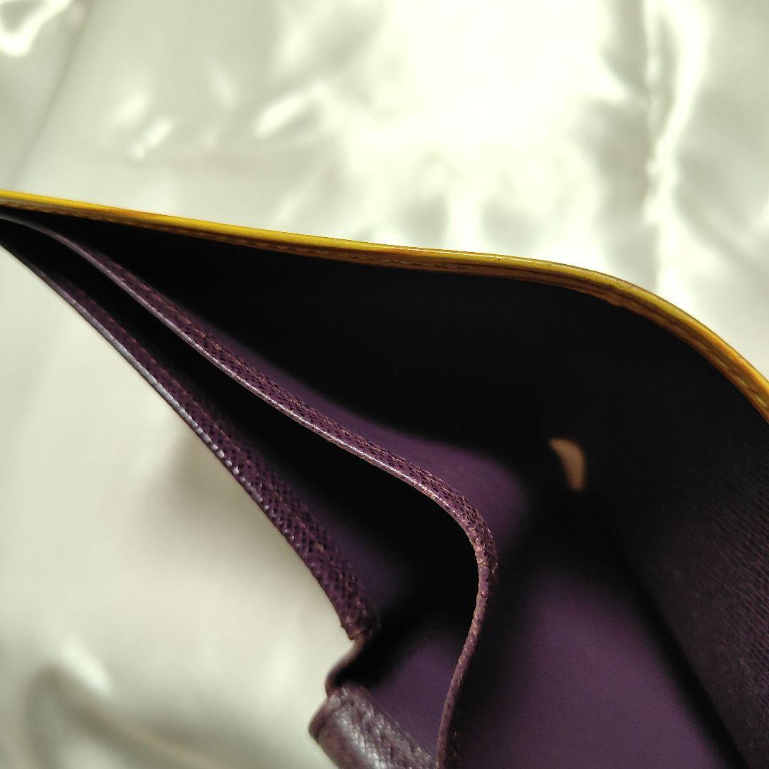 ルイヴィトン ポルトビエカルトクレディモネ 2つ折り財布 イエロー エピ